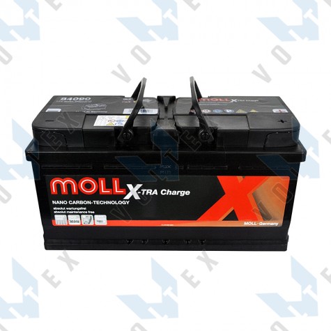 Аккумулятор Moll X-Tra Charge 90Ah R+ 800A